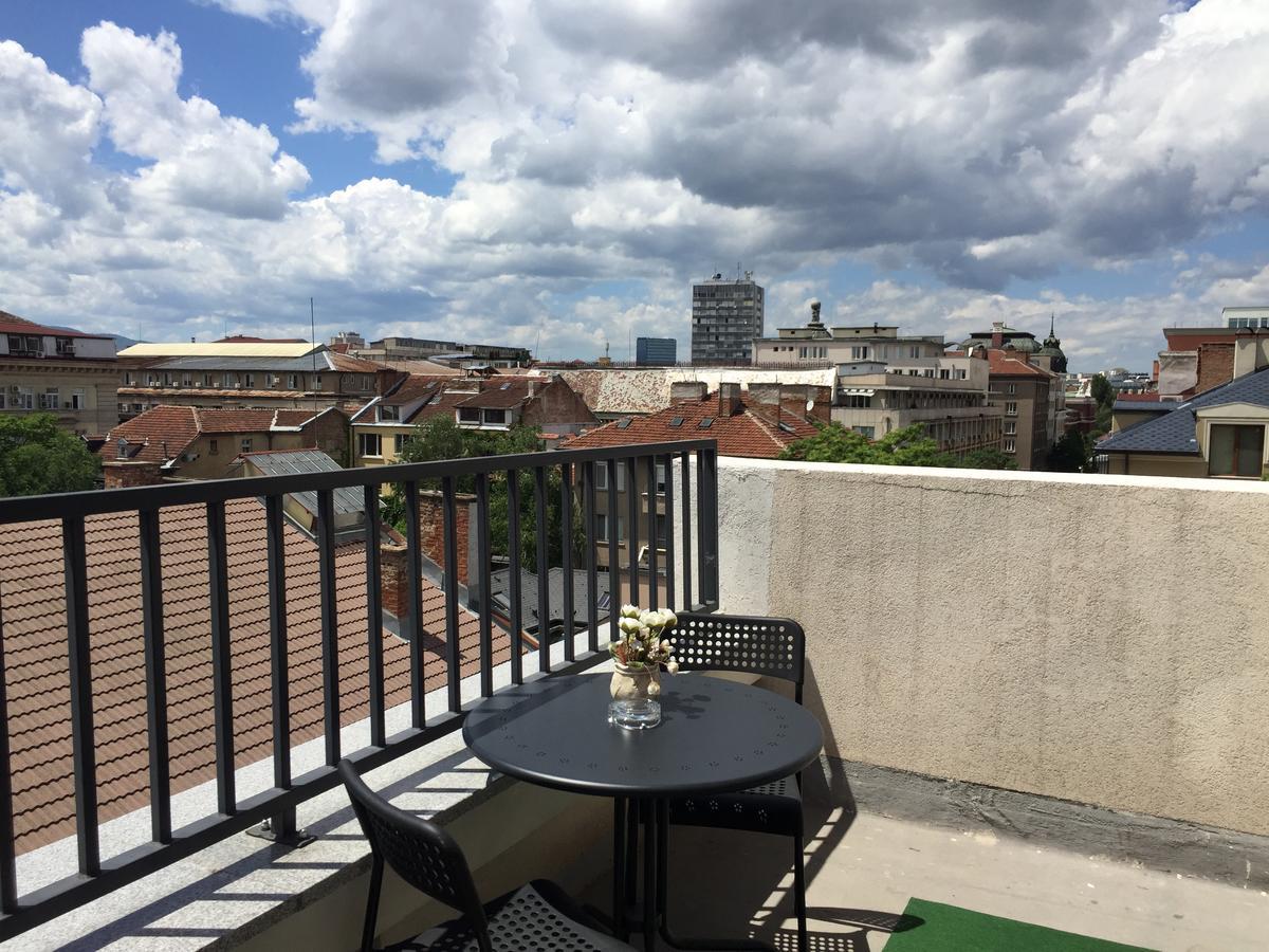 Rooftop Oscar Rooms Sofie Exteriér fotografie