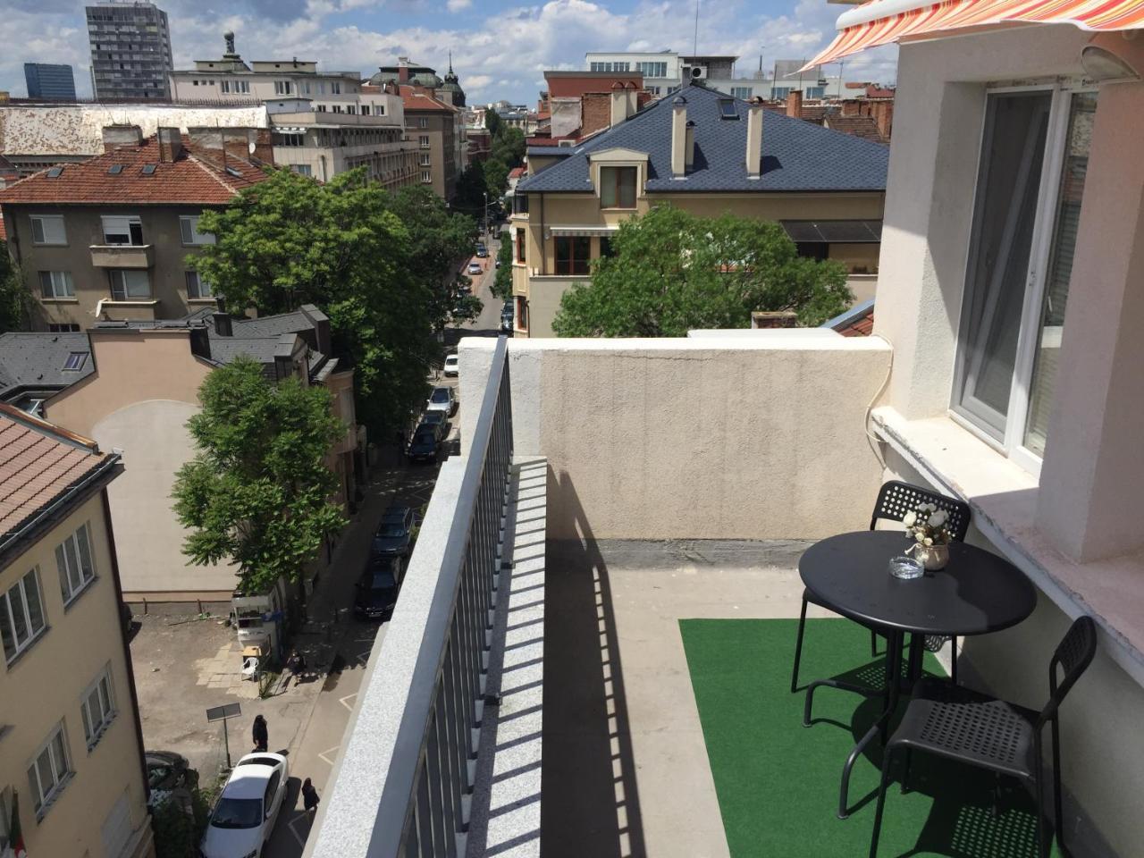 Rooftop Oscar Rooms Sofie Exteriér fotografie